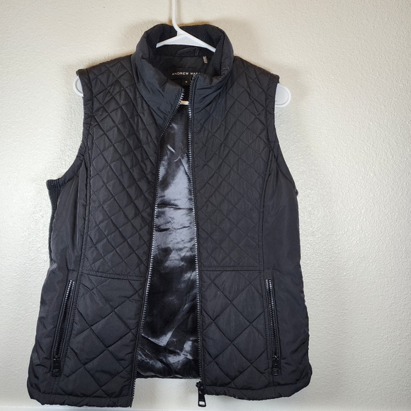 Andrew Marc Women front zipper Quilted insulated Vest Jacket Size M - Picture 3 of 13